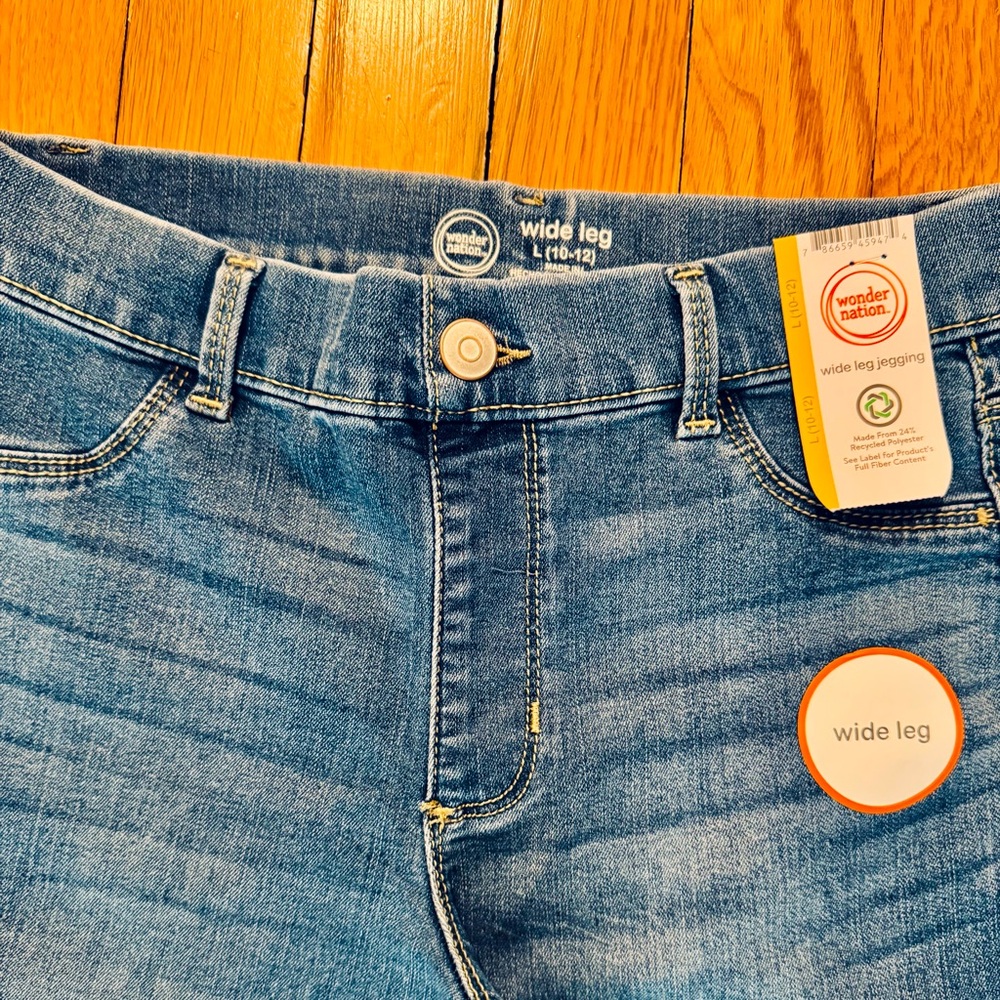 Girls L(10-12) Jeggings Denim Pull-On Jeans - Picture 6 of 7